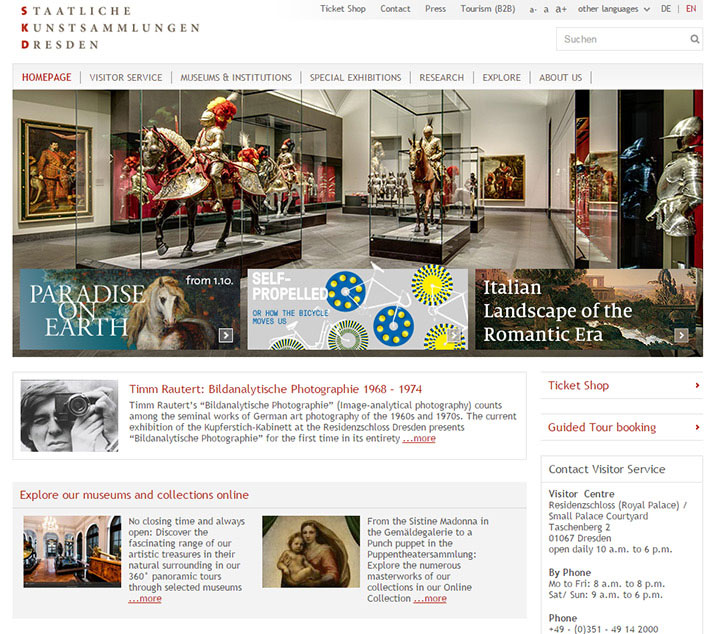 طراحی سایت موزه و آثار باستانی