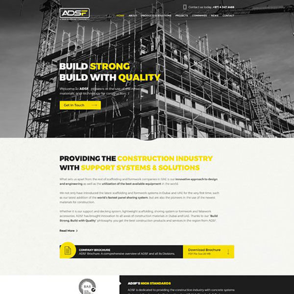 طراحی وب سایت های ساختمانی
