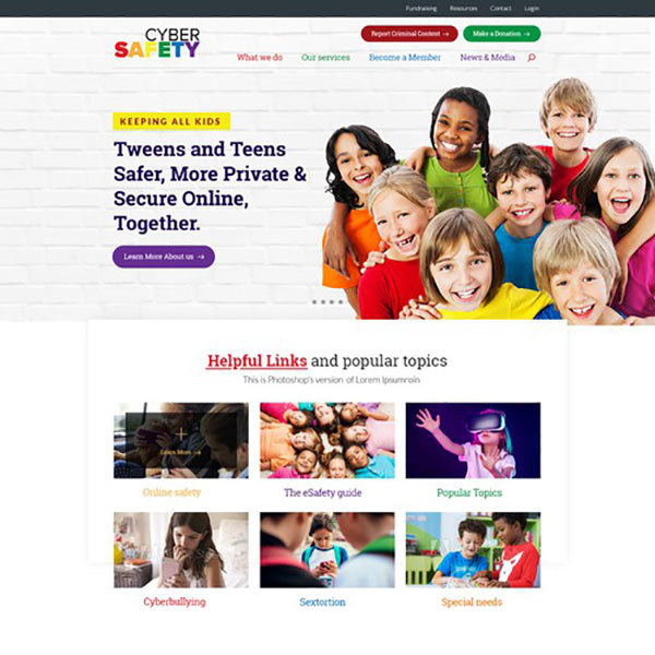 طراحی سایت برای کودکان
