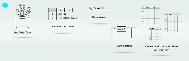 افزونه Data Tables Generator by Supsystic