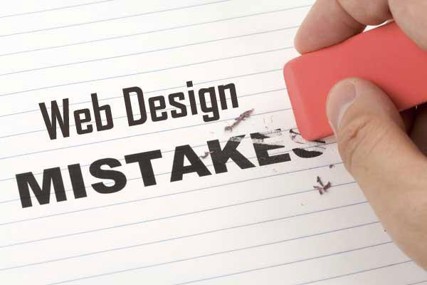 اشتباه در طراحی وب سایت