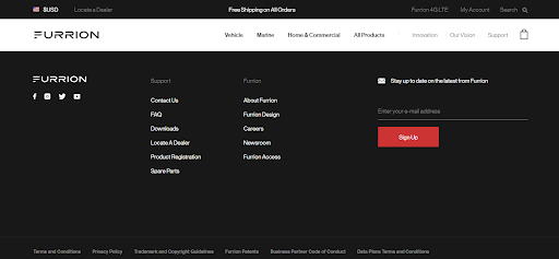 ساخت footer