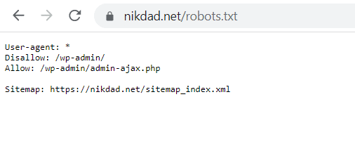 ایجاد فایل Robots.txt