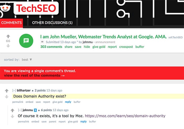 گوگل با دامین آتوریتی