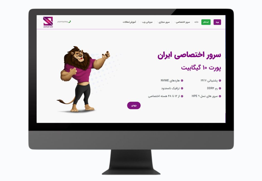 طراحی سایت سرور وی دی اس