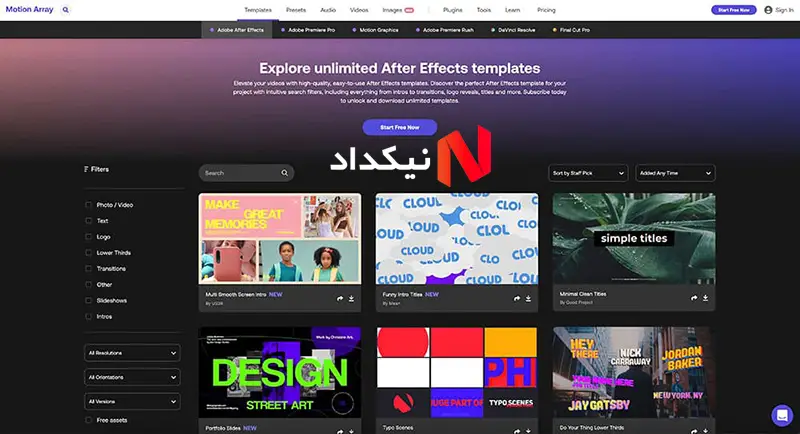 خرید اکانت MotionArray موشن اری - Image 2